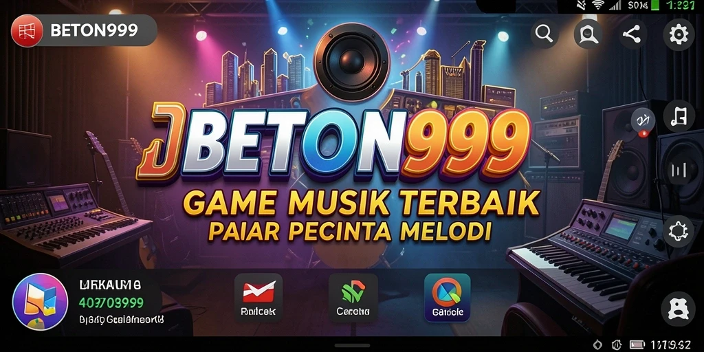 Gameplay menarik yang menyuguhkan musik secara interaktif.