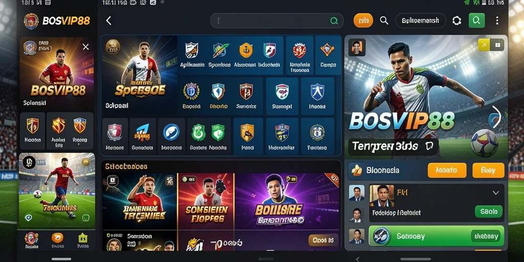 Screenshot fitur live betting di BOSVIP88 yang menarik.
