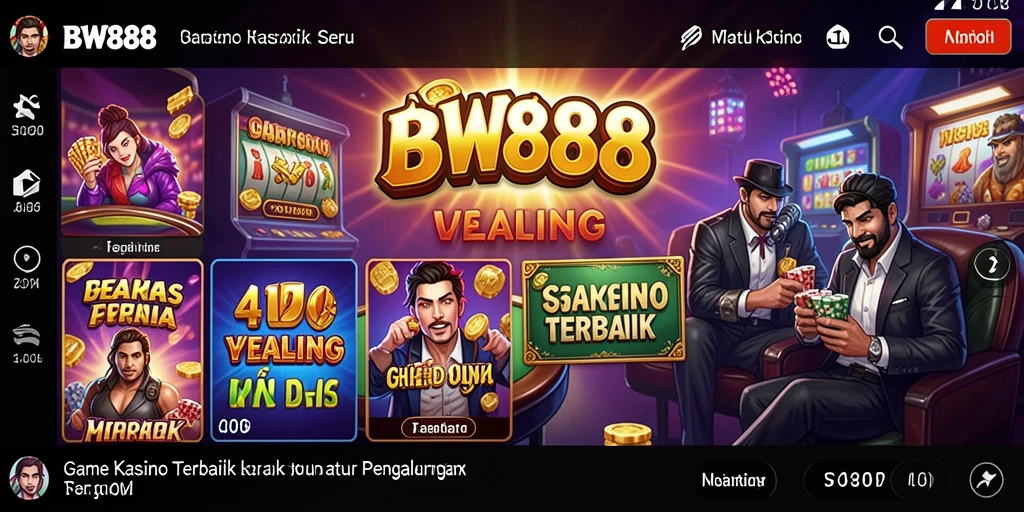 Tangkap momen seru di BW888 dengan gameplay Kasino yang mendebarkan.