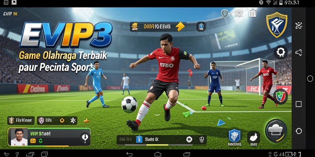 Tampilan gameplay seru dan kompetitif di EVIP3.
