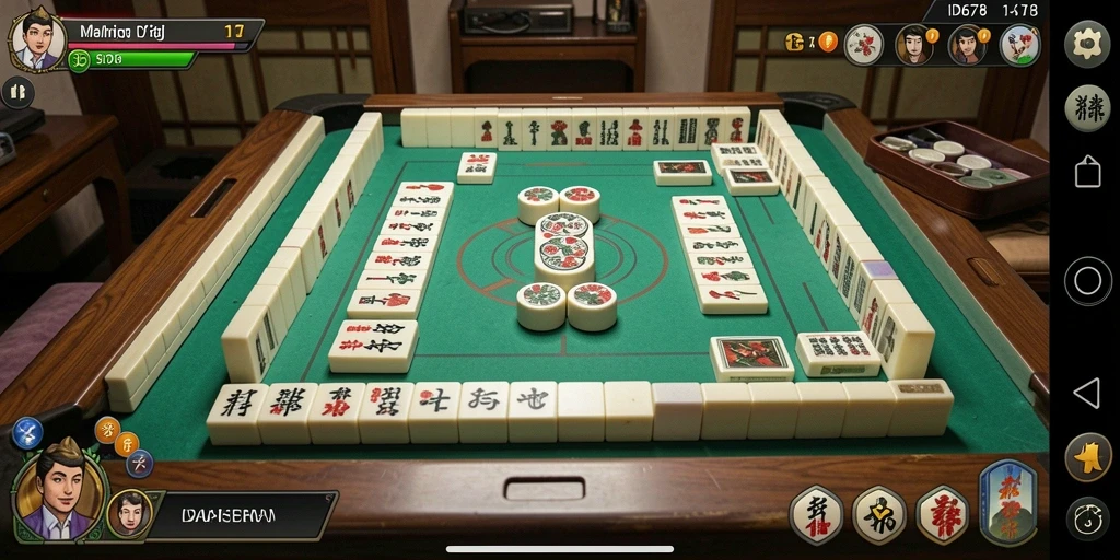 Screenshot gameplay ID678 menampilkan keseruan permainan Mahjong yang menarik.
