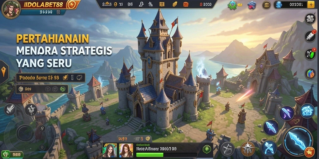 Gameplay seru dan strategis dari IDOLABET88 di Tower Defense.