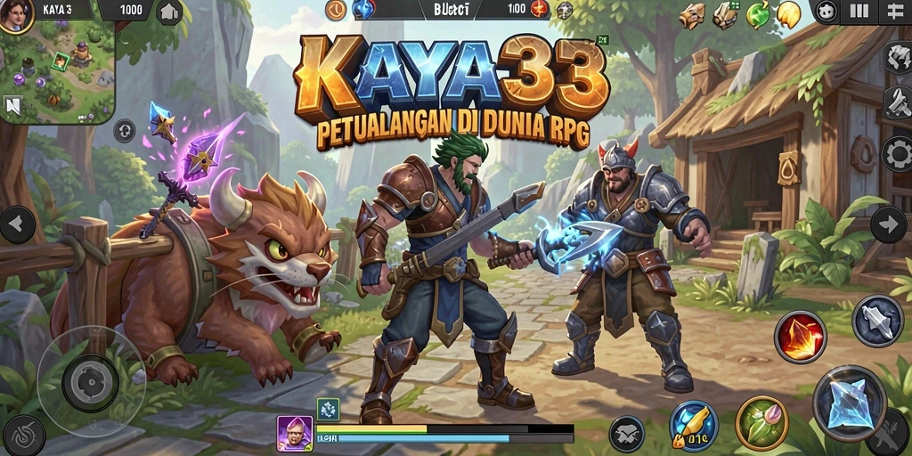 Tampilan gameplay RPG yang menegangkan dan menarik dari KAYA33.