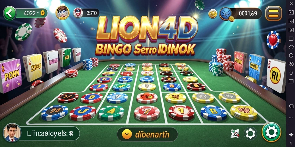 Tampilan gameplay LION4D yang seru dan interaktif.
