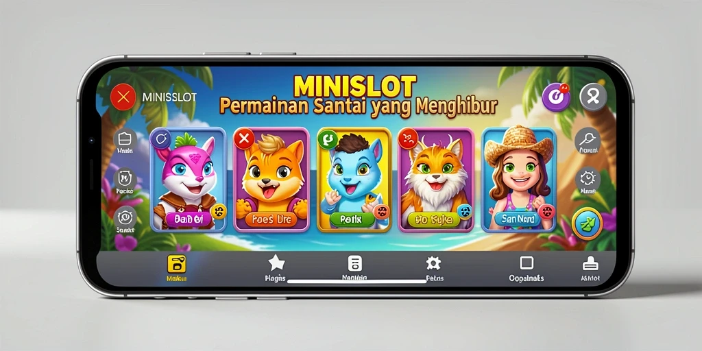 Screenshot MINISLOT menampilkan aksi seru dalam permainan slot.