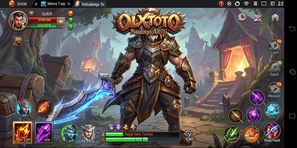 Tampilan gameplay OLXTOTO yang seru dan penuh aksi dalam dunia ARPG.