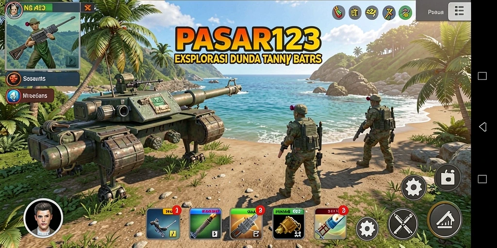 Tampilkan momen epik dalam gameplay Open World PASAR123.