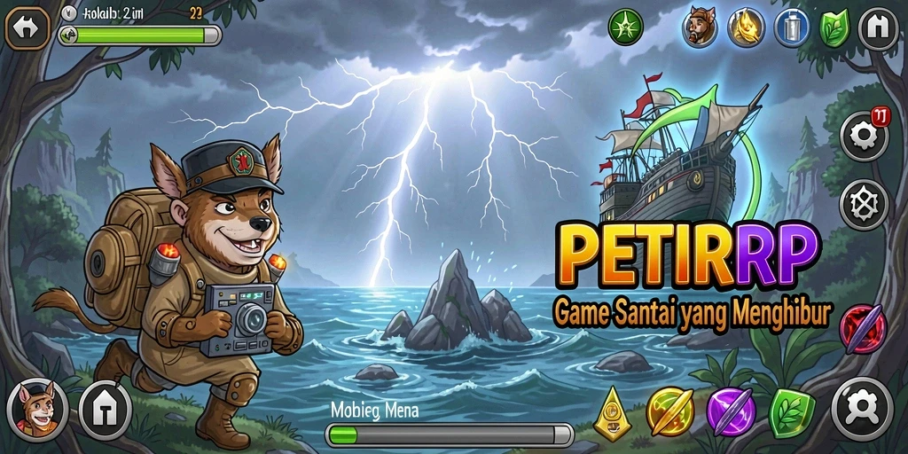 Gameplay PETIRRP yang menarik dan penuh tantangan.