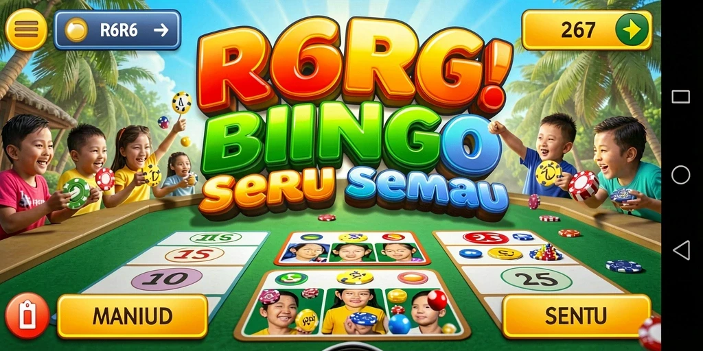 Screenshot gameplay R6R6 yang menampilkan keasyikan bermain Bingo.