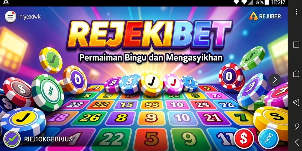 Tampilan gameplay REJEKIBET dengan suasana Bingo yang seru.
