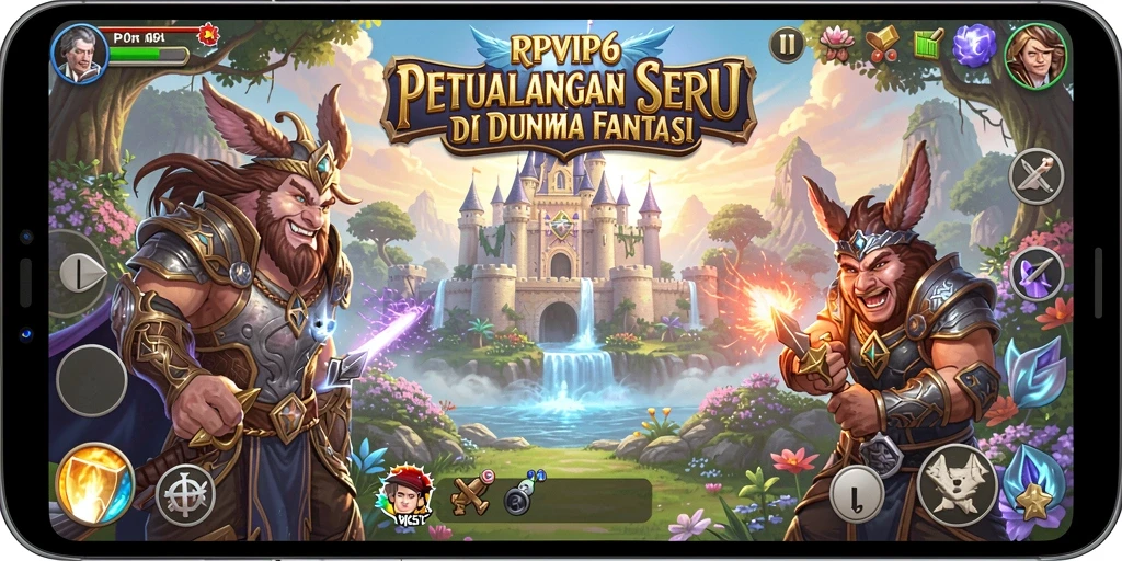 Tampilan gameplay RPVIP6 yang memukau dan menantang di dunia petualangan.