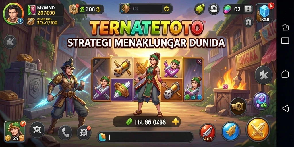 Tangkapan layar TERNATETOTO menampilkan strategi dalam aksi saat bersiap menyerang.