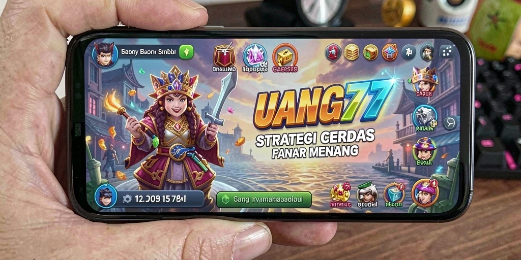 Tampilan gameplay UANG77 yang menarik dan penuh strategi.