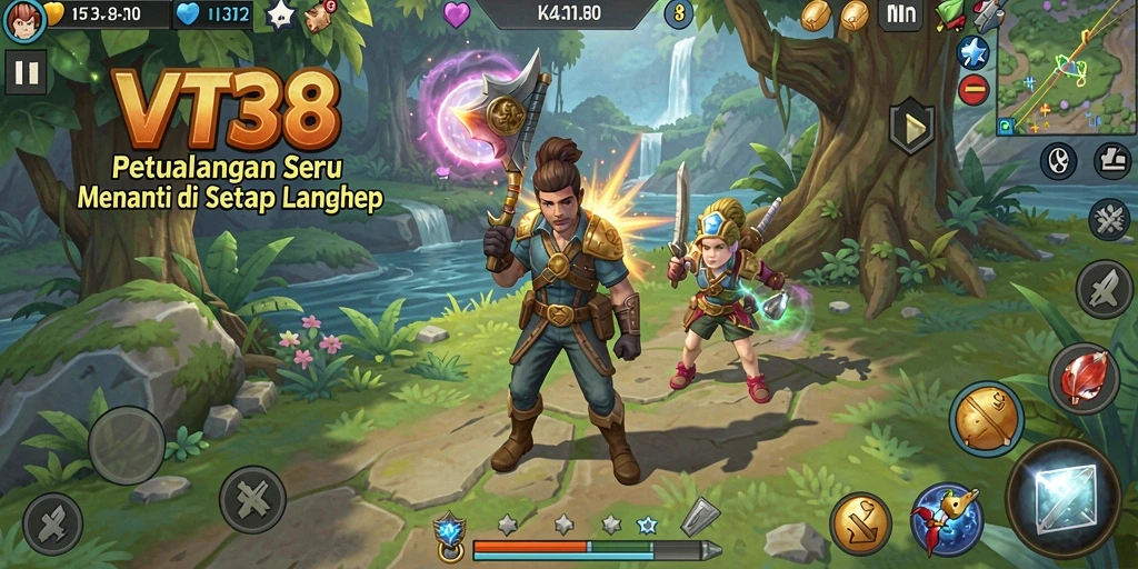 Gameplay menarik VT38 yang memikat pemain petualangan.