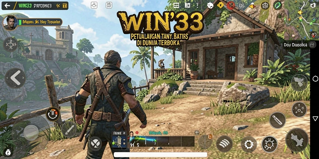Screenshot gameplay WIN33 dengan aksi di dunia terbuka yang menakjubkan.