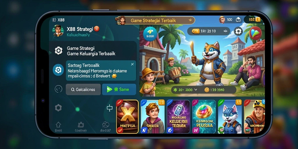 Tampilan gameplay X88 yang menarik dan strategis.